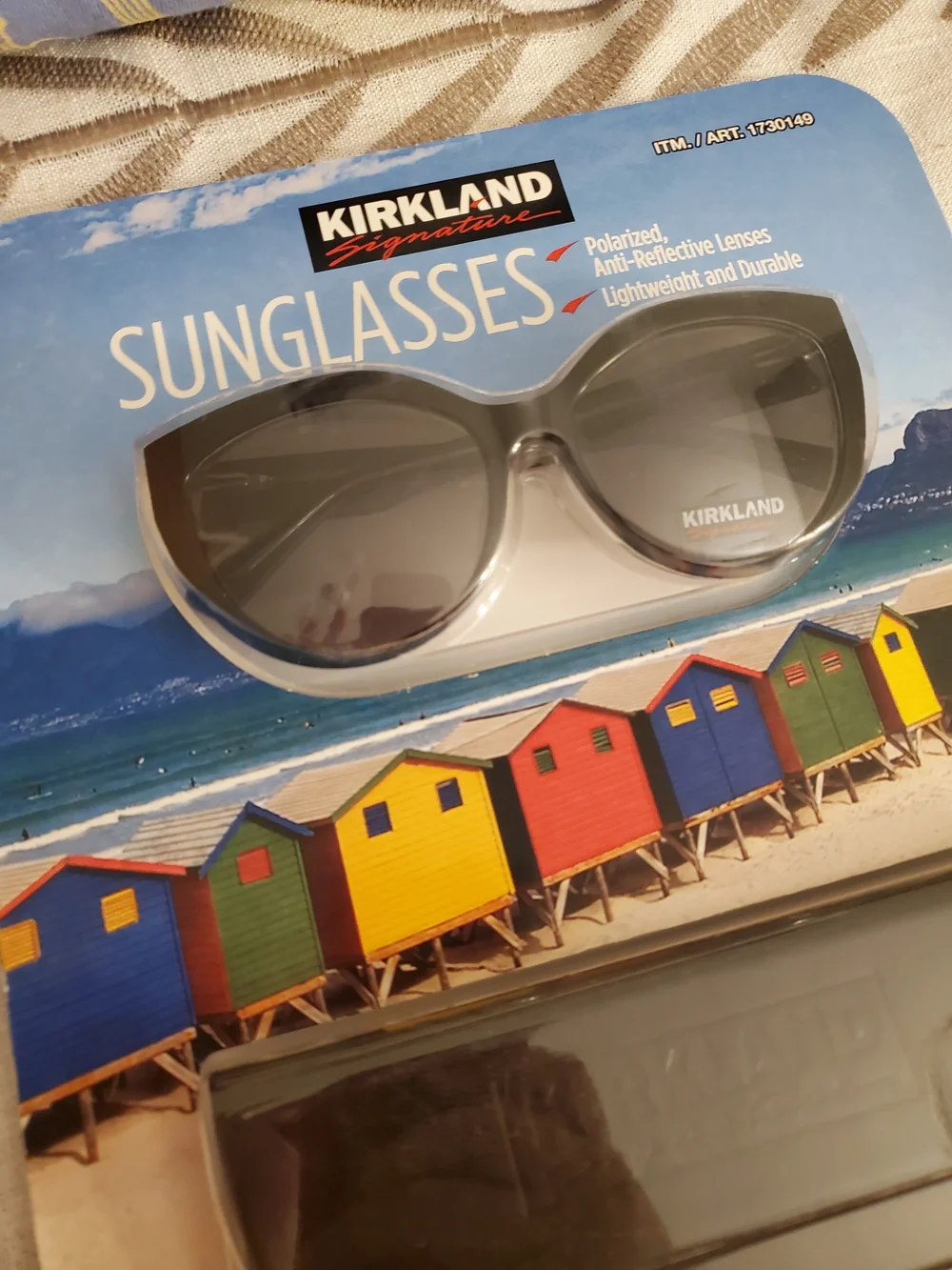 Kirkland Signature Sunglasses with Gray Lenses and Black Frame